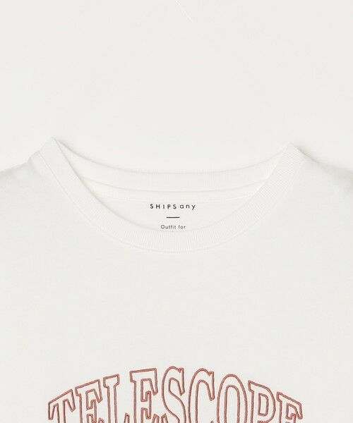 SHIPS / シップス Tシャツ | SHIPS any: プリント × 刺繍 ロゴ Tシャツ<KIDS> | 詳細7