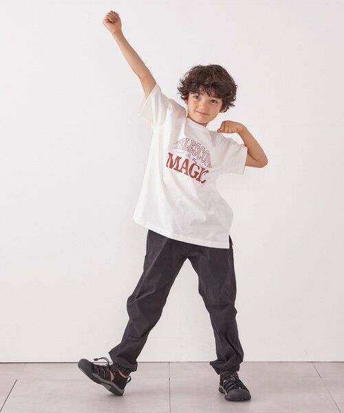 SHIPS / シップス Tシャツ | SHIPS any: プリント × 刺繍 ロゴ Tシャツ<KIDS> | 詳細3