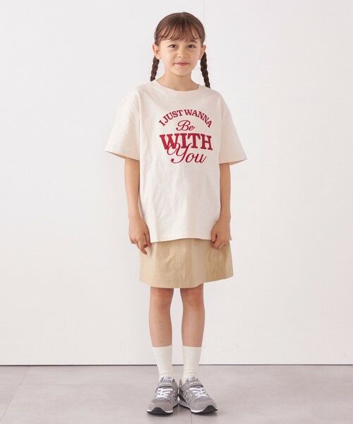 SHIPS / シップス Tシャツ | SHIPS any: プリント × 刺繍 ロゴ Tシャツ<KIDS> | 詳細19