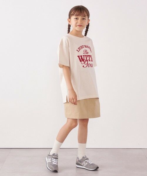 SHIPS / シップス Tシャツ | SHIPS any: プリント × 刺繍 ロゴ Tシャツ<KIDS> | 詳細20