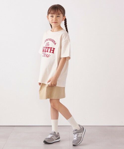 SHIPS / シップス Tシャツ | SHIPS any: プリント × 刺繍 ロゴ Tシャツ<KIDS> | 詳細21