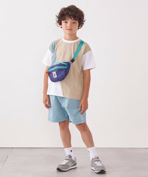 SHIPS / シップス Tシャツ | SHIPS any: パッチワーク デザイン Tシャツ<KIDS>◇ | 詳細3