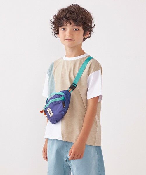 SHIPS / シップス Tシャツ | SHIPS any: パッチワーク デザイン Tシャツ<KIDS>◇ | 詳細4