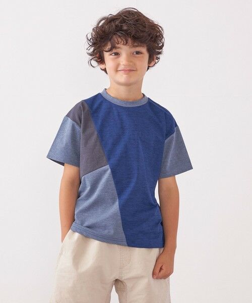 SHIPS / シップス Tシャツ | SHIPS any: パッチワーク デザイン Tシャツ<KIDS>◇ | 詳細23