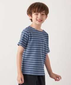 SHIPS / シップス Tシャツ | SHIPS any:  マリンボーダー ボートネック Tシャツ<KIDS>
