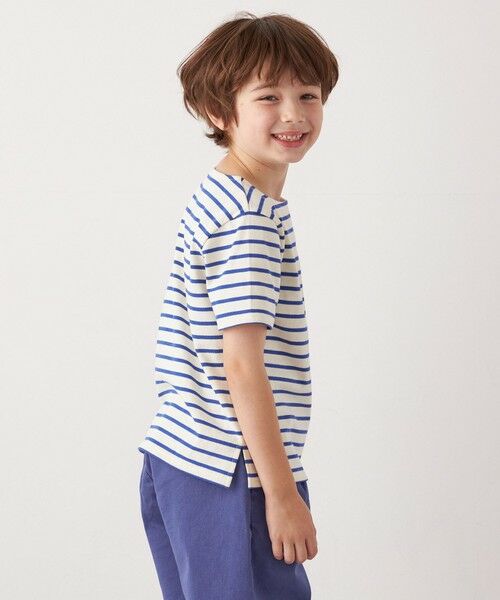 SHIPS / シップス Tシャツ | SHIPS any: マリンボーダー ボートネック Tシャツ<KIDS> | 詳細20