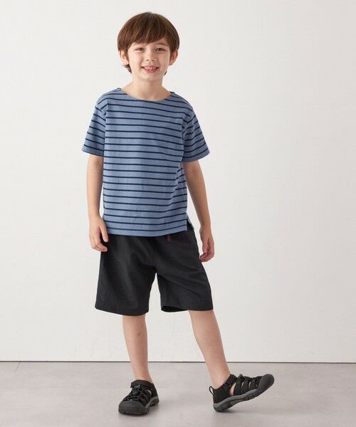 SHIPS / シップス Tシャツ | SHIPS any: マリンボーダー ボートネック Tシャツ<KIDS> | 詳細30