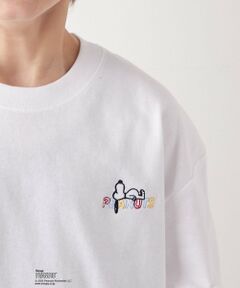 SHIPS / シップス Tシャツ | SHIPS any: SNOOPY コラボ ワンポイント カラー 刺繍 Tシャツ◇
