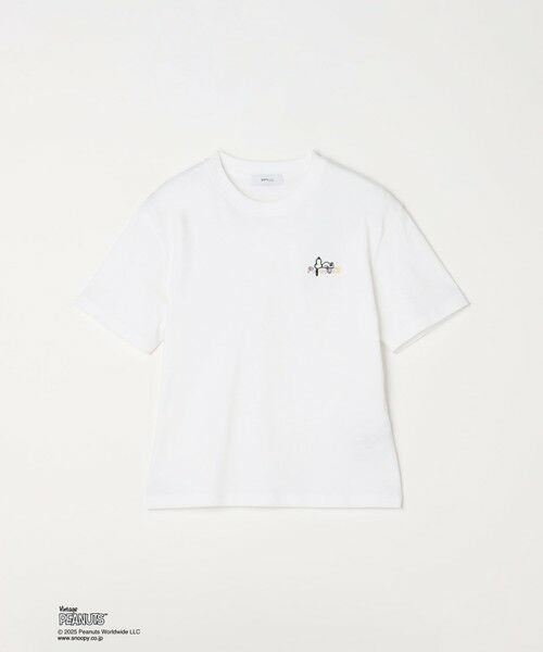 SHIPS / シップス Tシャツ | SHIPS any: SNOOPY コラボ ワンポイント カラー 刺繍 Tシャツ◇ | 詳細7