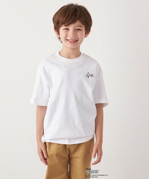 SHIPS / シップス Tシャツ | SHIPS any: SNOOPY コラボ ワンポイント カラー 刺繍 Tシャツ◇ | 詳細3
