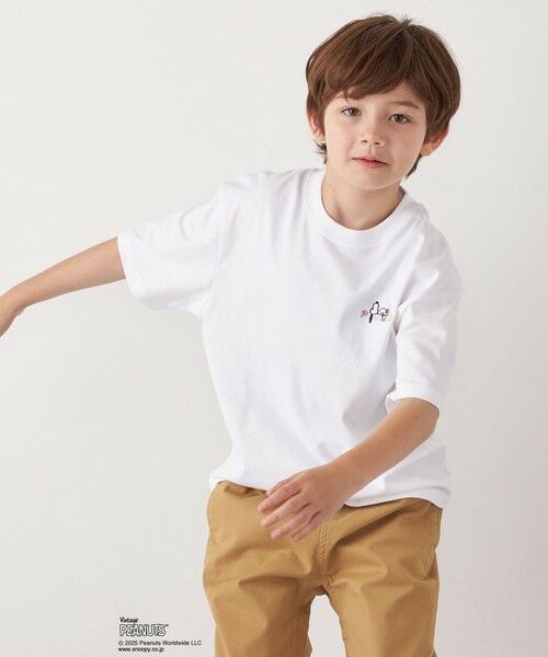 SHIPS / シップス Tシャツ | SHIPS any: SNOOPY コラボ ワンポイント カラー 刺繍 Tシャツ◇ | 詳細4