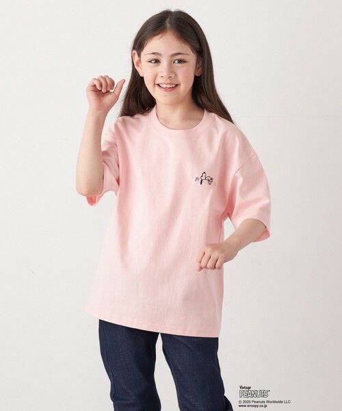 SHIPS / シップス Tシャツ | SHIPS any: SNOOPY コラボ ワンポイント カラー 刺繍 Tシャツ◇ | 詳細11
