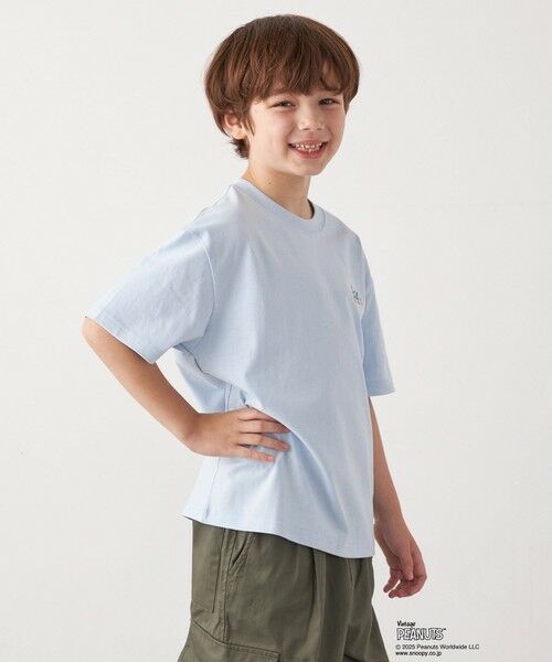 SHIPS / シップス Tシャツ | SHIPS any: SNOOPY コラボ ワンポイント カラー 刺繍 Tシャツ◇ | 詳細20