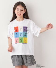 SHIPS / シップス Tシャツ | SHIPS any: SNOOPY コラボ ブロック グラフィック カラー プリント Tシャツ◇