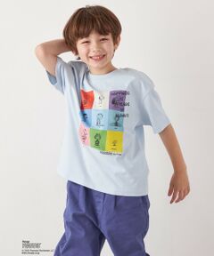 SHIPS / シップス Tシャツ | SHIPS any: SNOOPY コラボ ブロック グラフィック カラー プリント Tシャツ◇