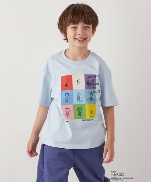 SHIPS / シップス Tシャツ | SHIPS any: SNOOPY コラボ ブロック グラフィック カラー プリント Tシャツ◇ | 詳細15