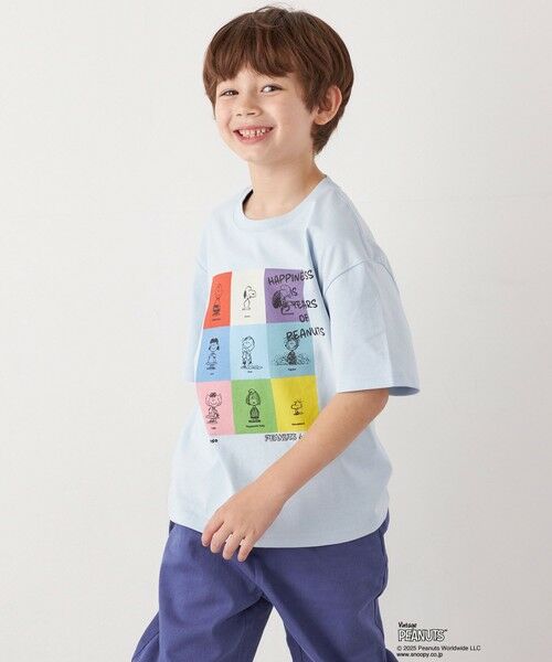 SHIPS / シップス Tシャツ | SHIPS any: SNOOPY コラボ ブロック グラフィック カラー プリント Tシャツ◇ | 詳細16