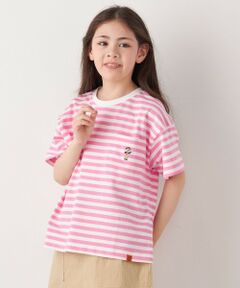 SHIPS / シップス Tシャツ | 【SHIPS any別注】UNIVERSAL OVERALL: WINDY Jr. ワッペン ボーダー Tシャツ <KIDS>
