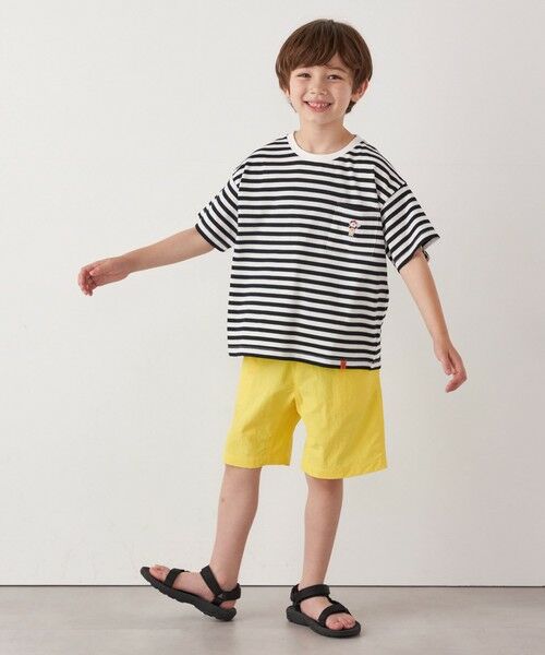 SHIPS / シップス Tシャツ | 【SHIPS any別注】UNIVERSAL OVERALL: WINDY Jr. ワッペン ボーダー Tシャツ <KIDS> | 詳細1