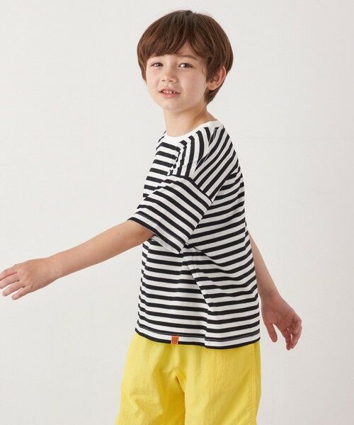 SHIPS / シップス Tシャツ | 【SHIPS any別注】UNIVERSAL OVERALL: WINDY Jr. ワッペン ボーダー Tシャツ <KIDS> | 詳細8