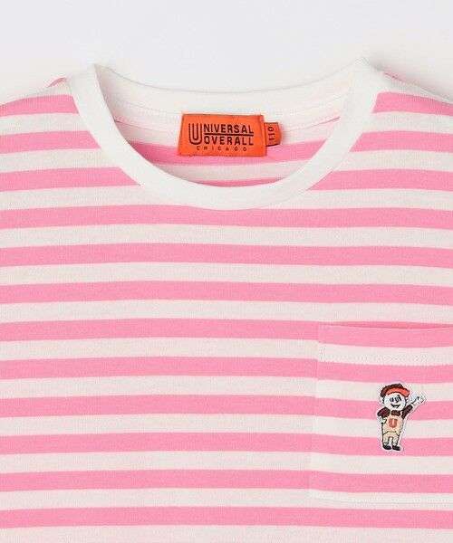 SHIPS / シップス Tシャツ | 【SHIPS any別注】UNIVERSAL OVERALL: WINDY Jr. ワッペン ボーダー Tシャツ <KIDS> | 詳細16