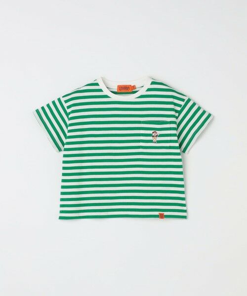 SHIPS / シップス Tシャツ | 【SHIPS any別注】UNIVERSAL OVERALL: WINDY Jr. ワッペン ボーダー Tシャツ <KIDS> | 詳細27