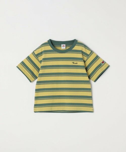 SHIPS / シップス Tシャツ | FRUIT OF THE LOOM: 刺繍 ロゴ カラー ボーダー Tシャツ<KIDS> | 詳細6