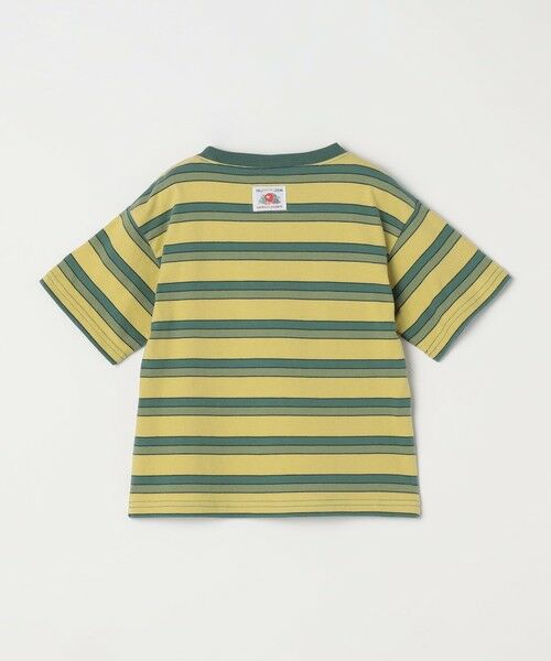 SHIPS / シップス Tシャツ | FRUIT OF THE LOOM: 刺繍 ロゴ カラー ボーダー Tシャツ<KIDS> | 詳細7