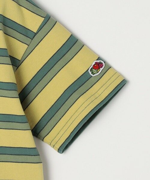 SHIPS / シップス Tシャツ | FRUIT OF THE LOOM: 刺繍 ロゴ カラー ボーダー Tシャツ<KIDS> | 詳細9