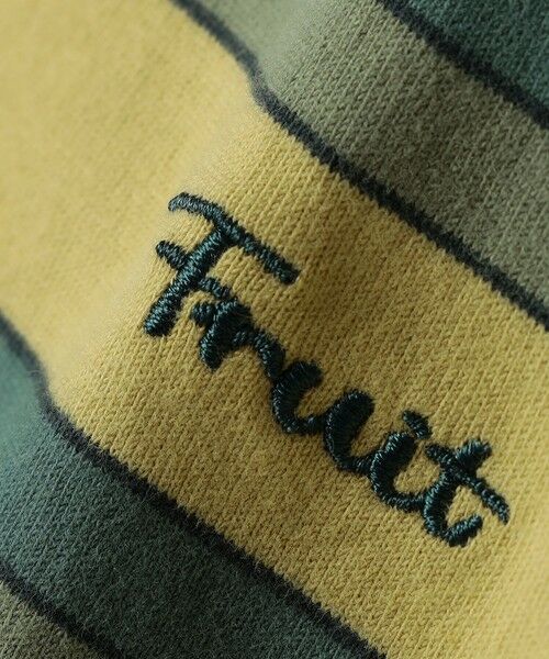 SHIPS / シップス Tシャツ | FRUIT OF THE LOOM: 刺繍 ロゴ カラー ボーダー Tシャツ<KIDS> | 詳細13