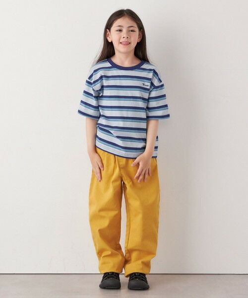 SHIPS / シップス Tシャツ | FRUIT OF THE LOOM: 刺繍 ロゴ カラー ボーダー Tシャツ<KIDS> | 詳細15