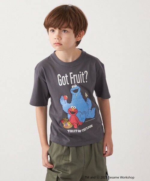 SHIPS / シップス Tシャツ | FRUIT OF THE LOOM: SESAME STREET プリント Tシャツ<KIDS> | 詳細12