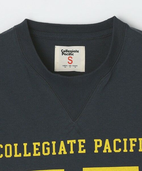 SHIPS / シップス Tシャツ | 【SHIPS any別注】Collegiate Pacific:〈洗濯機可能〉Vガゼット プリント & 刺繍 Tシャツ<KIDS> | 詳細16