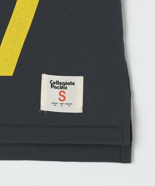 SHIPS / シップス Tシャツ | 【SHIPS any別注】Collegiate Pacific:〈洗濯機可能〉Vガゼット プリント & 刺繍 Tシャツ<KIDS> | 詳細18
