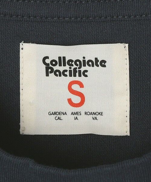 SHIPS / シップス Tシャツ | 【SHIPS any別注】Collegiate Pacific:〈洗濯機可能〉Vガゼット プリント & 刺繍 Tシャツ<KIDS> | 詳細20