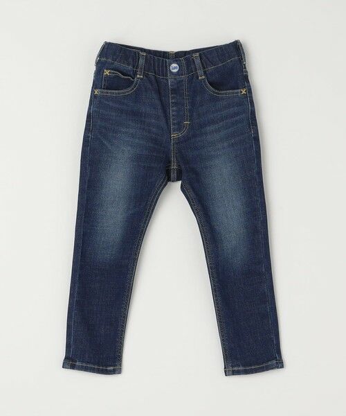 SHIPS / シップス デニムパンツ | LEE: ストレッチ デニム ストレート イージー パンツ<KIDS>(ブルー)