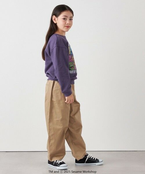 SHIPS / シップス その他パンツ | SHIPS any:〈洗濯機可能〉ツイル ストレッチ ワイド カーブ パンツ <KIDS> | 詳細2