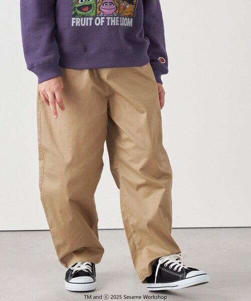 SHIPS / シップス その他パンツ | SHIPS any:〈洗濯機可能〉ツイル ストレッチ ワイド カーブ パンツ <KIDS> | 詳細3