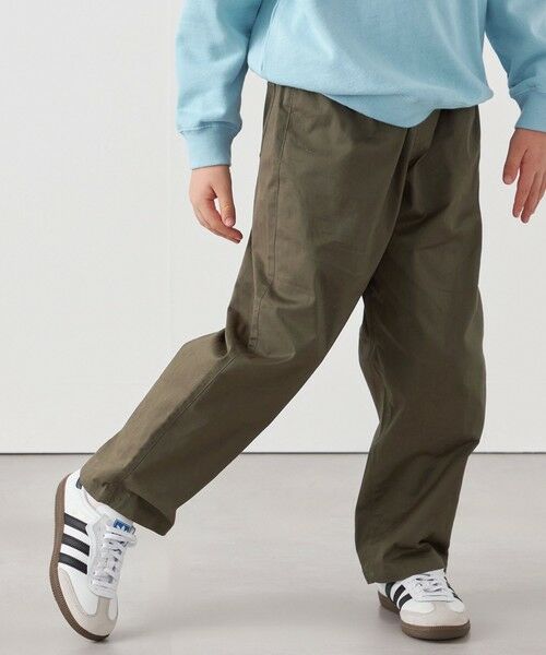 SHIPS / シップス その他パンツ | SHIPS any:〈洗濯機可能〉ツイル ストレッチ ワイド カーブ パンツ <KIDS> | 詳細18