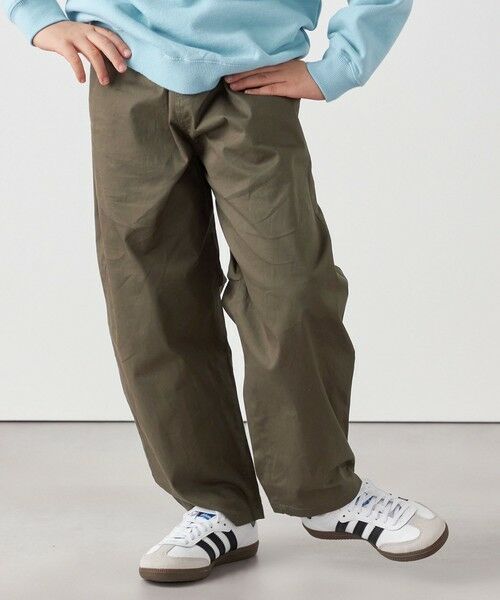 SHIPS / シップス その他パンツ | SHIPS any:〈洗濯機可能〉ツイル ストレッチ ワイド カーブ パンツ <KIDS> | 詳細16