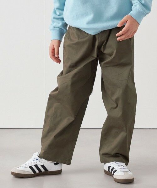SHIPS / シップス その他パンツ | SHIPS any:〈洗濯機可能〉ツイル ストレッチ ワイド カーブ パンツ <KIDS> | 詳細17