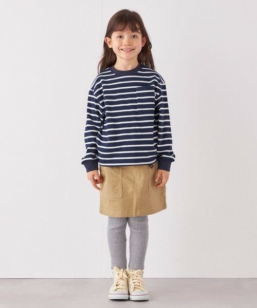 SHIPS / シップス ミニ・ひざ丈スカート | 【SHIPS any別注】ROKX:〈ストレッチ〉ツイル マウンテンスカート<KIDS>◇ | 詳細9