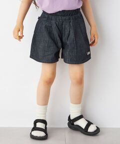SHIPS / シップス ショート・ハーフ・半端丈パンツ | Lee:ライト デニム キュロット <KIDS>◇