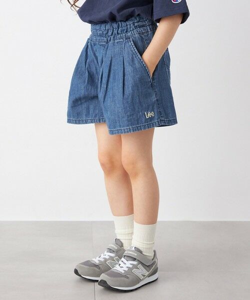 SHIPS / シップス ショート・ハーフ・半端丈パンツ | Lee:ライト デニム キュロット <KIDS>◇ | 詳細5