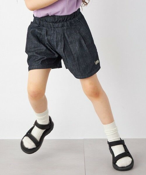 SHIPS / シップス ショート・ハーフ・半端丈パンツ | Lee:ライト デニム キュロット <KIDS>◇ | 詳細14