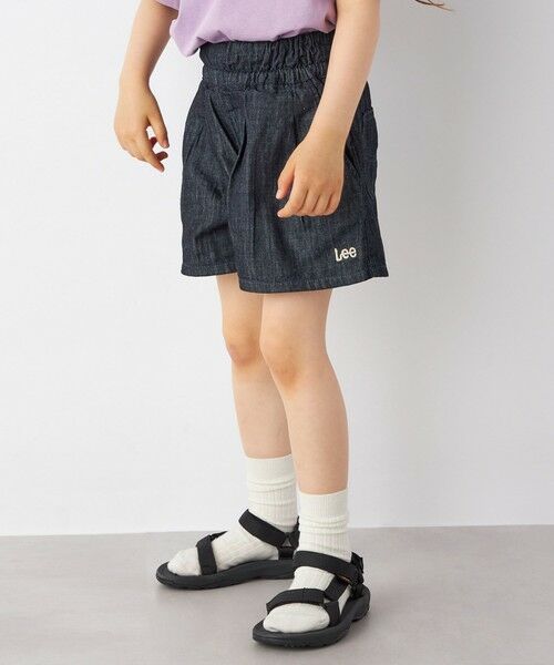 SHIPS / シップス ショート・ハーフ・半端丈パンツ | Lee:ライト デニム キュロット <KIDS>◇ | 詳細15
