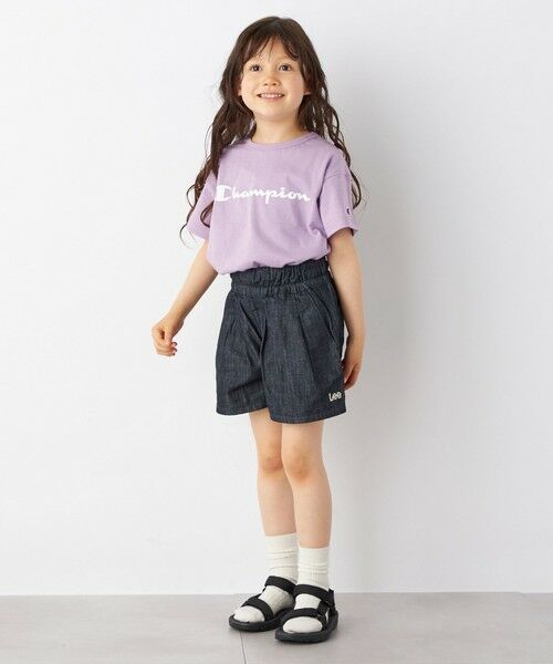 SHIPS / シップス ショート・ハーフ・半端丈パンツ | Lee:ライト デニム キュロット <KIDS>◇ | 詳細11