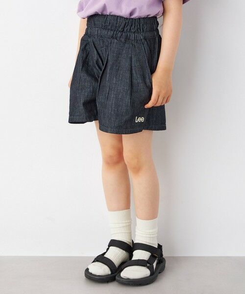 SHIPS / シップス ショート・ハーフ・半端丈パンツ | Lee:ライト デニム キュロット <KIDS>◇ | 詳細13