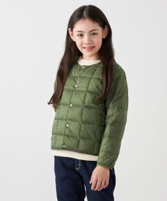 SHIPS / シップス ダウンジャケット・ベスト | TAION: クルーネック ボタン ダウン カーディガン<KIDS>