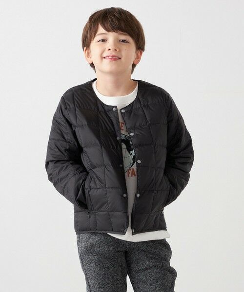 SHIPS / シップス ダウンジャケット・ベスト | TAION: クルーネック ボタン ダウン カーディガン<KIDS> | 詳細3